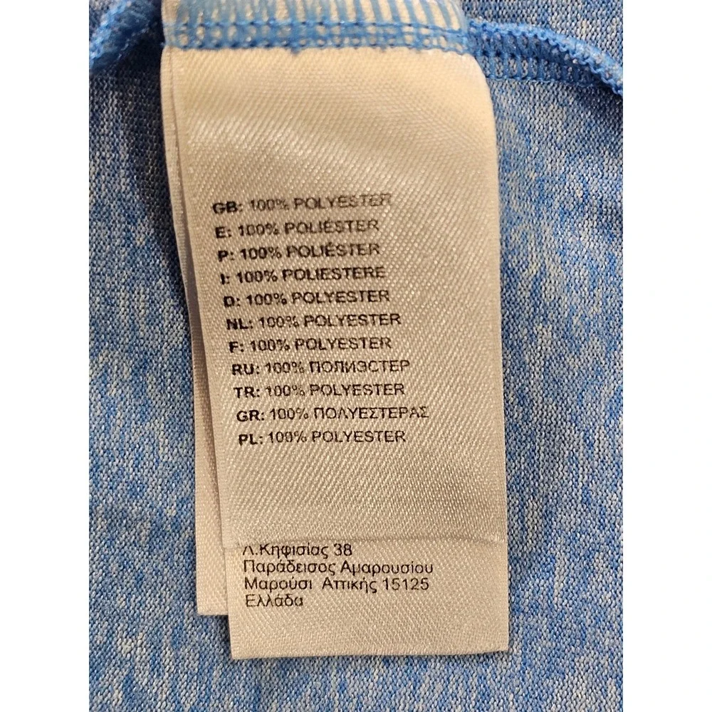The North‎ Face Womens VaporWick Short Sleeve T-Shirt Blue Heather Large L/G EUC - Picture 5 of 6